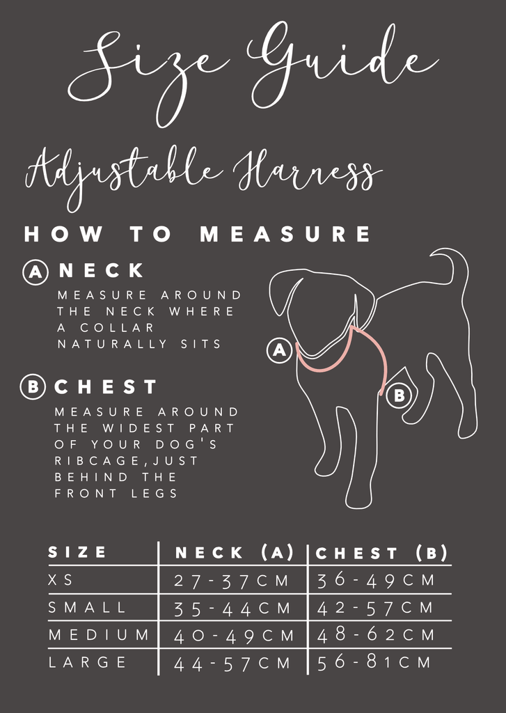 Grey Sprinkles Dog Harness - PeachyPawsBoutique