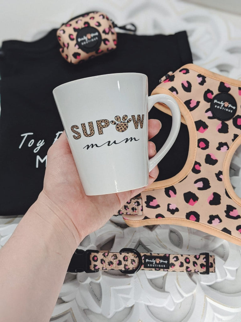 Luxe Leopard Nude SuPAW Mum Mug - PeachyPawsBoutique