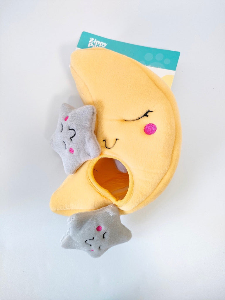 Moon and Stars Burrow Toy - PeachyPawsBoutique