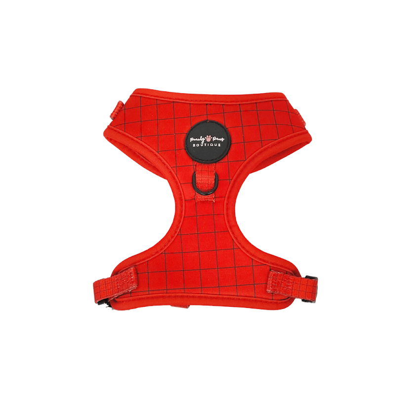 Off the Grid Red Dog Harness - PeachyPawsBoutique