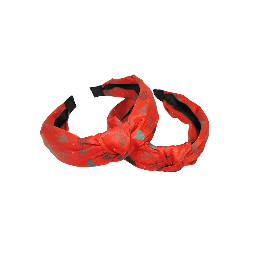Oh Christmas Tree Knot Band - PeachyPawsBoutique