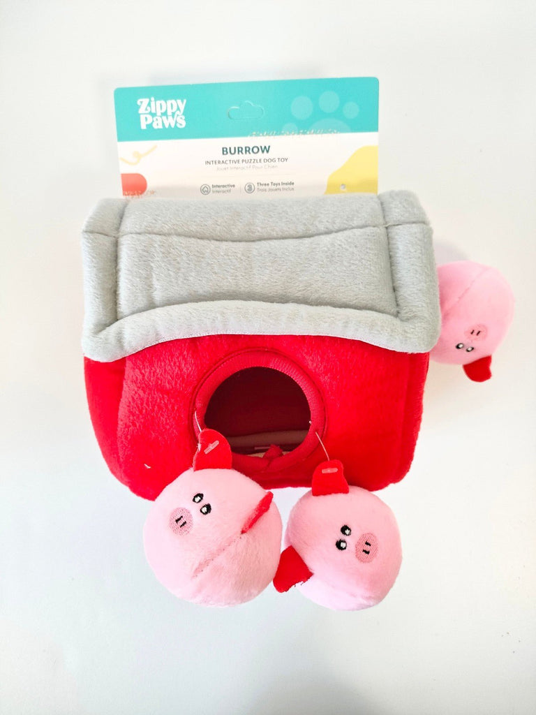 Piggy Barn Burrow Toy - PeachyPawsBoutique