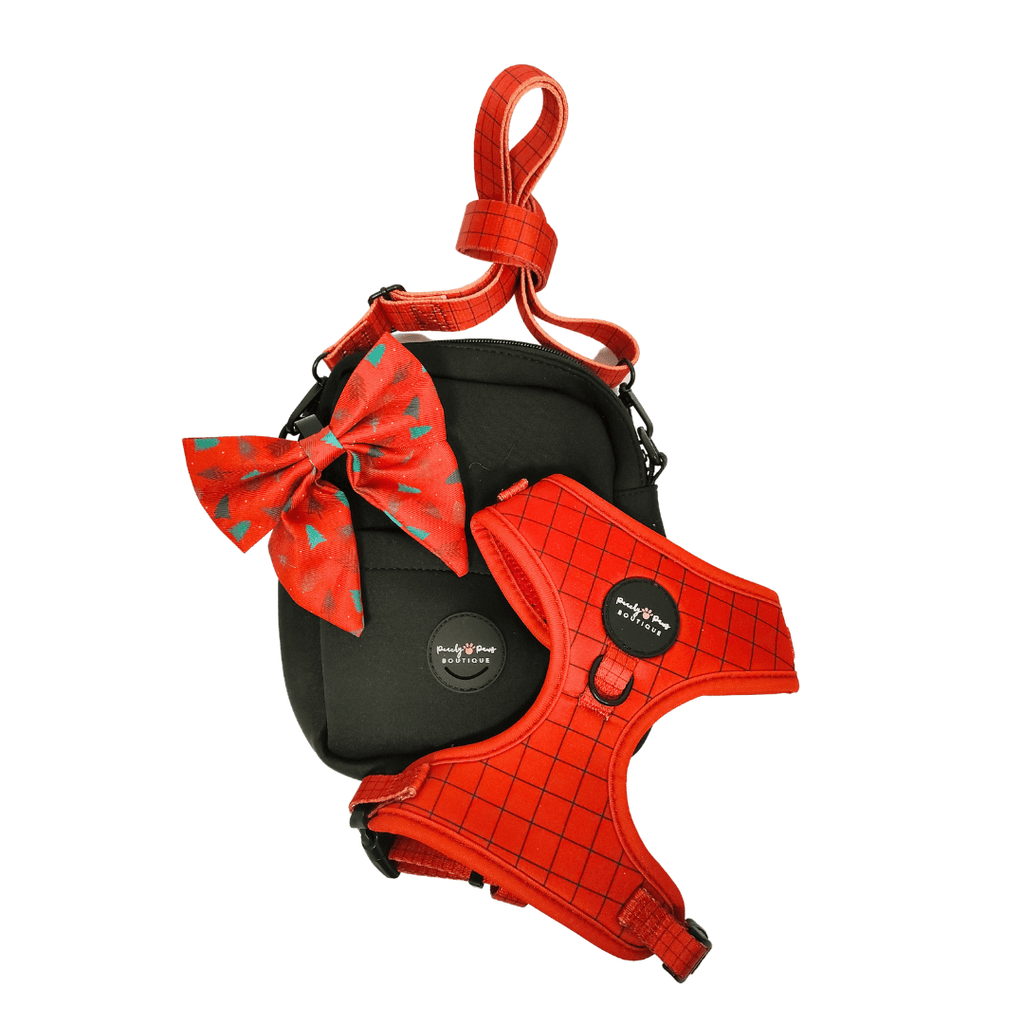 Red Off the Grid Walking Bag Strap - PeachyPawsBoutique